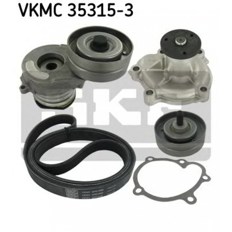 VKMC 35315-3 SKF - Насос охолоджуючої рідини + комплект зубчатого ремня